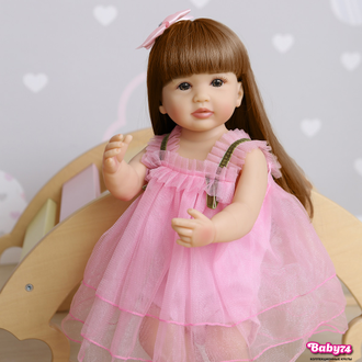Кукла реборн — девочка  "Аленушка" 55 см