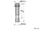 Индуктивный взрывозащищенный датчик SNI 01-2-D-P12  резьба М12х1