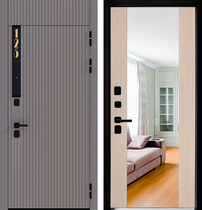 Дверь ДК21 зеркало лиственница