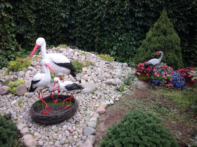 Аист 72*35см  1,1кг  полистоун Россия  1585/012665** Аист - является символом новой жизни. Согласно русским народным поверьям, аист - птица, приносящая счастье в Ваш дом. Также аист покровительствует рождению детей.