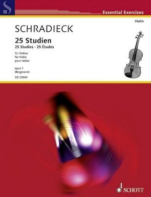Schradieck, Heinrich 25 Studien op.1 für Violine