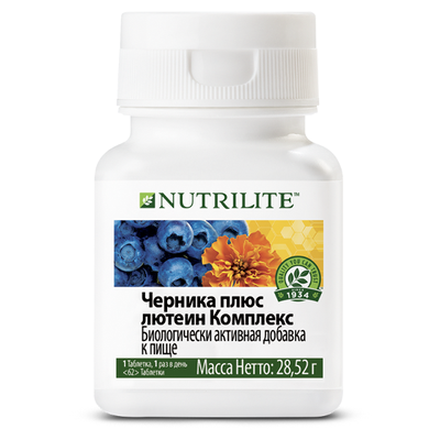 NUTRILITE Черника плюс лютеин Комплекс, 62 табл