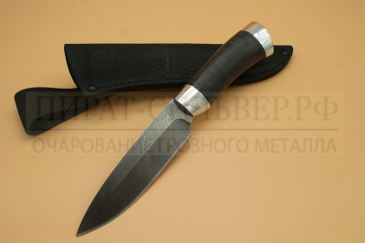 Нож "НР3"  черный дамаск  ЗЗОСС  Златоуст