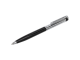 Ручка подарочная шариковая GALANT "ACTUS", корпус серебристый с черным, детали хром, узел 0,7 мм, синяя, 143518