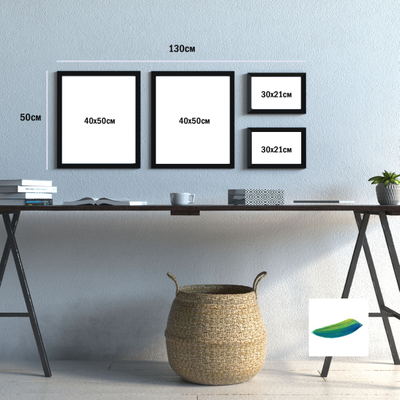 Набор из 4-х постеров «Мысли о Венеции» из коллекции «Города Европы».