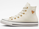 Converse Chuck Taylor All Star Valentines Day белые высокие с вышивкой
