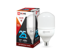 ЛАМПА СД LED-HP-PRO 25ВТ 230В E27 4000К 2250ЛМ IN HOME