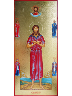 Алексий (Алексей) Человек Божий. Рукописная мерная икона.