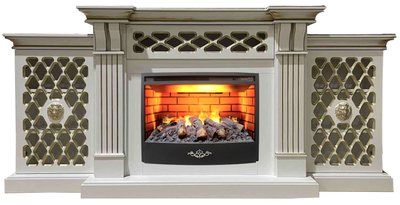 Электрокамин Асгард WT с очагом 3D FireStar 25.5