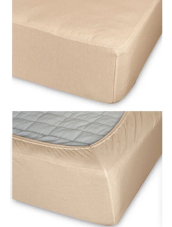 Простыня Cleo трикотажная на резинке 90х200х25 9/001-TP