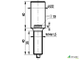 Индуктивный датчик ISB ZF5S8-31P-10-Z-DP4