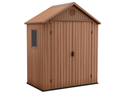Сарай "Дарвин 6х4" (размеры 183 х 121 см), коричневый