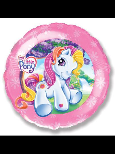 Фольгированный шар с гелием "Моя маленькая пони" 46см