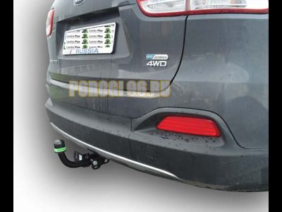 Фаркоп Лидер-Плюс на дизель для Hyundai Santa Fe/Kia Sorento Prime 2015-2017