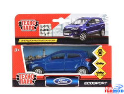 Машина металл &quot;FORD Ecosport&quot; синий 12 см (Технопарк) арт.SB-18-21-N(BU)-WB
