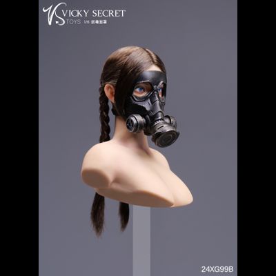 Женский противогаз (газовая маска) - 1/6 Gas Mask (24XG99B) - VSTOYS