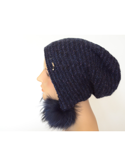 melanzhevaya-shapka-ushanka-s-pomponami-vizio-italiya-sinyaya