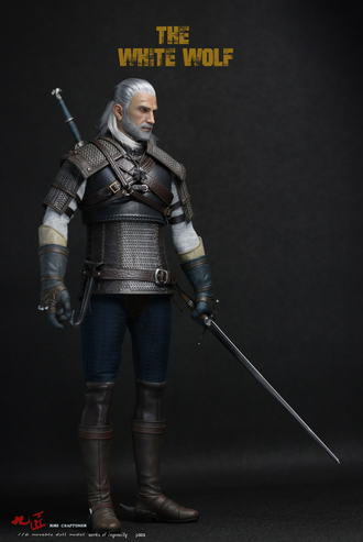 Ведьмак Геральт из Ривии (серия The Witcher) - КОЛЛЕКЦИОННАЯ ФИГУРКА 1/ ...