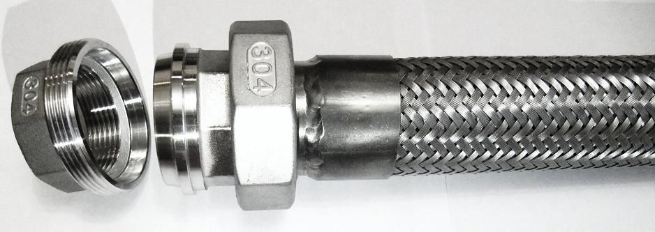 МРВД Металлорукав высокого давления с разъемными соединениями американка из нержавейки