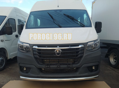 Защита переднего бампера d60 для ГАЗель Next NN (2021-...)