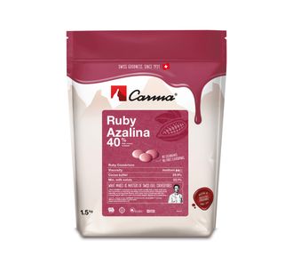 Рубиновый шоколад Ruby Azalina 40% Carma Швейцария, 100 гр