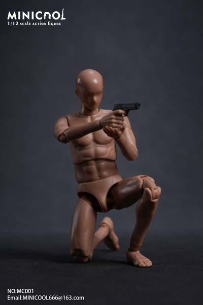Мужское тело с фиксированной шеей - Коллекционная фигурка 1/12 scale 6-inch action figure male body (MC006) - MINI COOL