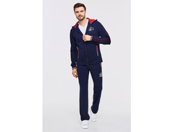 Костюм  спортивный мужской 11SKM-00-407/1 (т.синий)