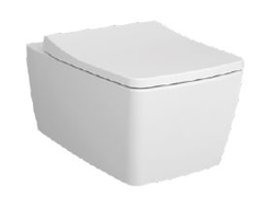 Подвесной унитаз, 56 см, безободковый, VitrA, Metropole, 7672B003-0075