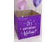 Коробка сюрприз фиолетовый единорог