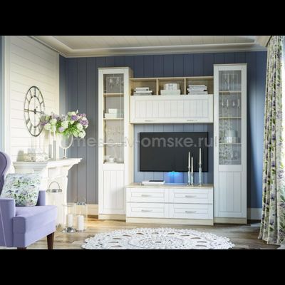 Шкаф-витрина Оливия - 040.43Х