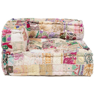 Модуль мягкий угловой  Secret De Maison FANCY (mod. 10203) cotton patchwork, 80х80х43см, этнический Patchwork