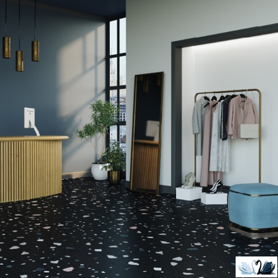 Керамогранит Creto Cray dark shards 60 х 60 см