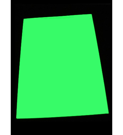 Светящаяся САМОКЛЕЯЩАЯСЯ плёнка «ЗЕЛЁНАЯ» (не для печати, идёт как фон)