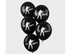 Гелиевые шары с рисунком 30см Снайпер