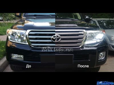 Комплект рестайлинга Toyota Land Cruiser 200 из 2007 в 2012 (Максимальный)