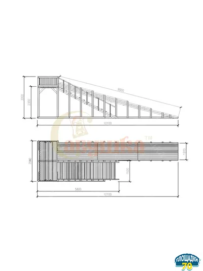 Зимняя горка Савушка Зима 8