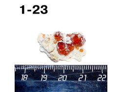 Гранат натуральный (щетка) спессартин №1-23: 4,4г - 25*16*11мм