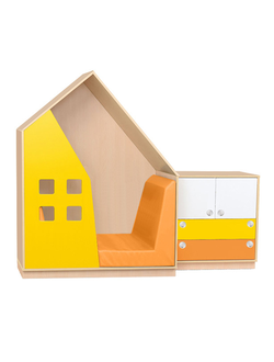 СТЕНКА ДОМИК МОДЕЛЬ-3 С МАЛОЙ ТУМБОЙ