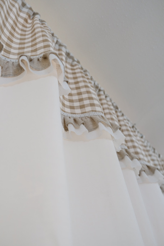 Шторы в клетку