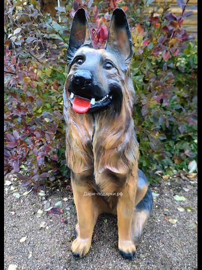 ОВЧАРКА 89*56см  8кг  полистоун Россия  7612/012292*