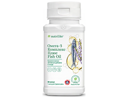 ЗАЩИТА СЕРДЦА И СОСУДОВ  Nutrilite Омега-3 Комплекс Плюс, 60 капсул
