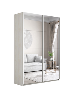 Шкаф-купе двухдверный (Зеркало/Зеркало) | E1 Прайм 1.2 м/1.4 м/1.6