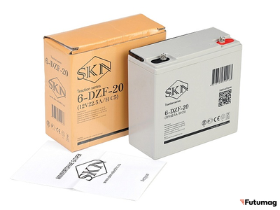 Тяговый аккумулятор SKN 6-DZF-20 (12V22.5A/H C5)