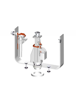 АРМАТУРА Д/БАЧКА 1/2 БОКОВАЯ 2-Х КНОПОЧНАЯ ALCAPLAST SA08