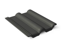 Цементно-песчаная черепица BRAAS Франкфуртская Черный