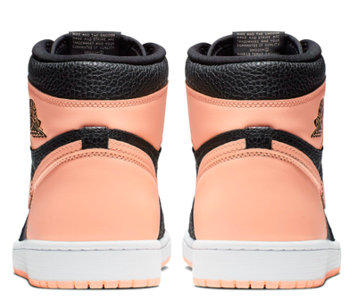 Nike Air Jordan Retro 1 High Pink Black (Розовые с черным)