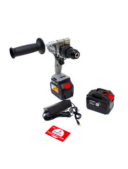 Мощный аккумуляторный шуруповерт для рыбалки NANWEI 15-21V 6Ah в кейсе с чехлом