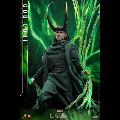 Бог времени Локи (Том Хиддлстон, "Локи") - Коллекционная фигурка 1/6 God Loki (DX40) - Hot Toys