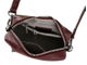 (АРТИКУЛ: 8395) СУМКА ЖЕНСКАЯ, МАЛЕНЬКАЯ, НАТУРАЛЬНАЯ КОЖА, БОРДОВАЯ "СПЕЛАЯ ВИШНЯ", С НАРУЖНЫМИ КАРМАНАМИ, С ПЛЕЧЕВЫМ РЕМНЕМ