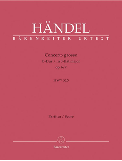 Гендель Concerto grosso B-dur op.6/7 HWV325.